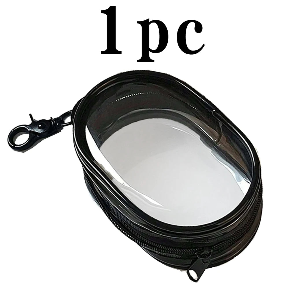 π§ Portable Mini Clear Zipper Storage Bag β Compact & Waterproof Organizer With Keychain π