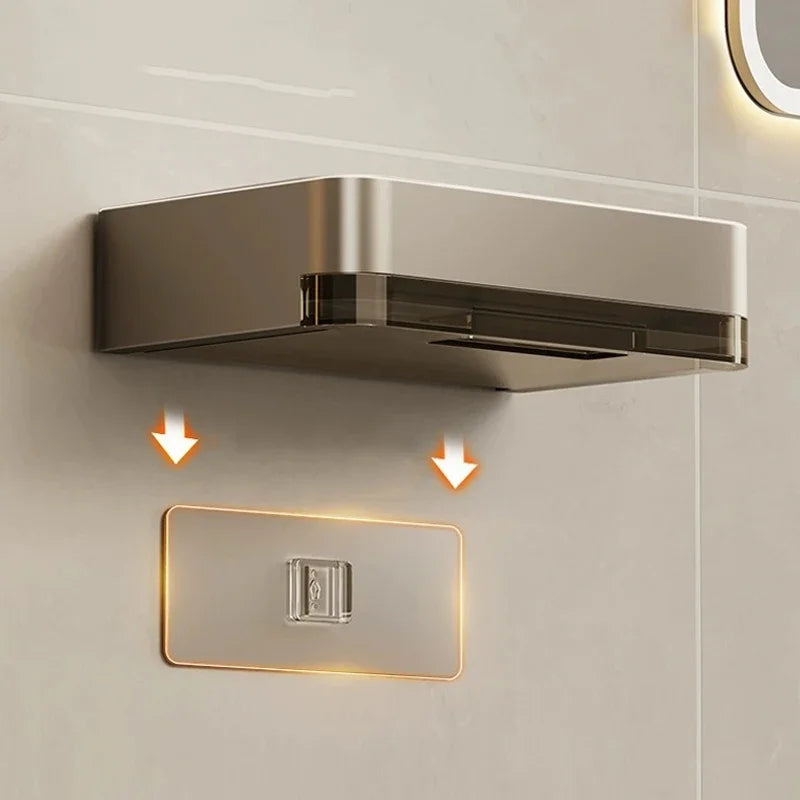 π§Ό Wall-Mounted Soap Dish β No-Drill Metal Holder with Drain for Bathroom & Shower π§