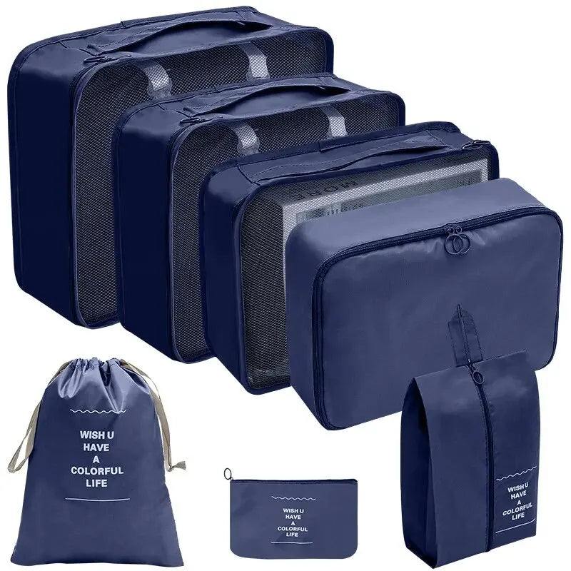 π§³ Travel Packing Organizer Set β 7/8/9/10PCS for Luggage & Wardrobe