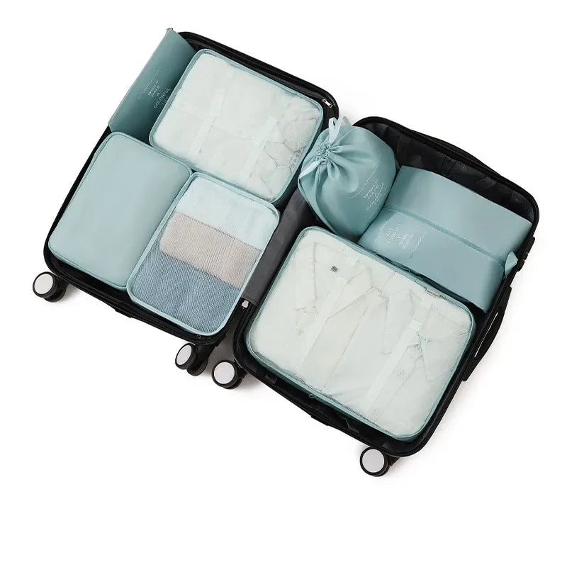 🧳 7-Piece Travel Packing Cube Set – Lightweight Luggage Organizer for Clothes & Accessories