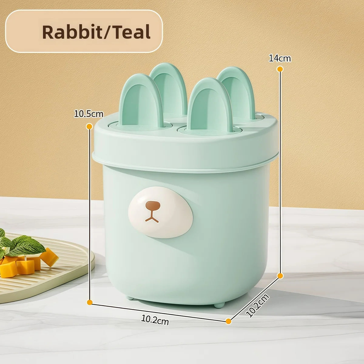 π§ 4-Grid Silicone Popsicle Molds β BPA-Free Reusable Ice Cream Maker for Kids & Adults π¦