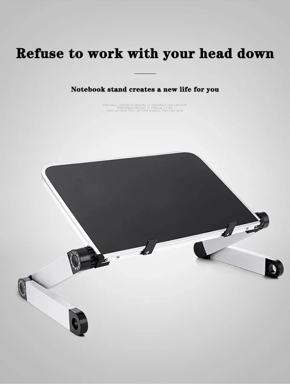 💻 Adjustable Laptop Stand ✨ Foldable & Portable 🧳 Aluminum Cooling Bracket 🧊