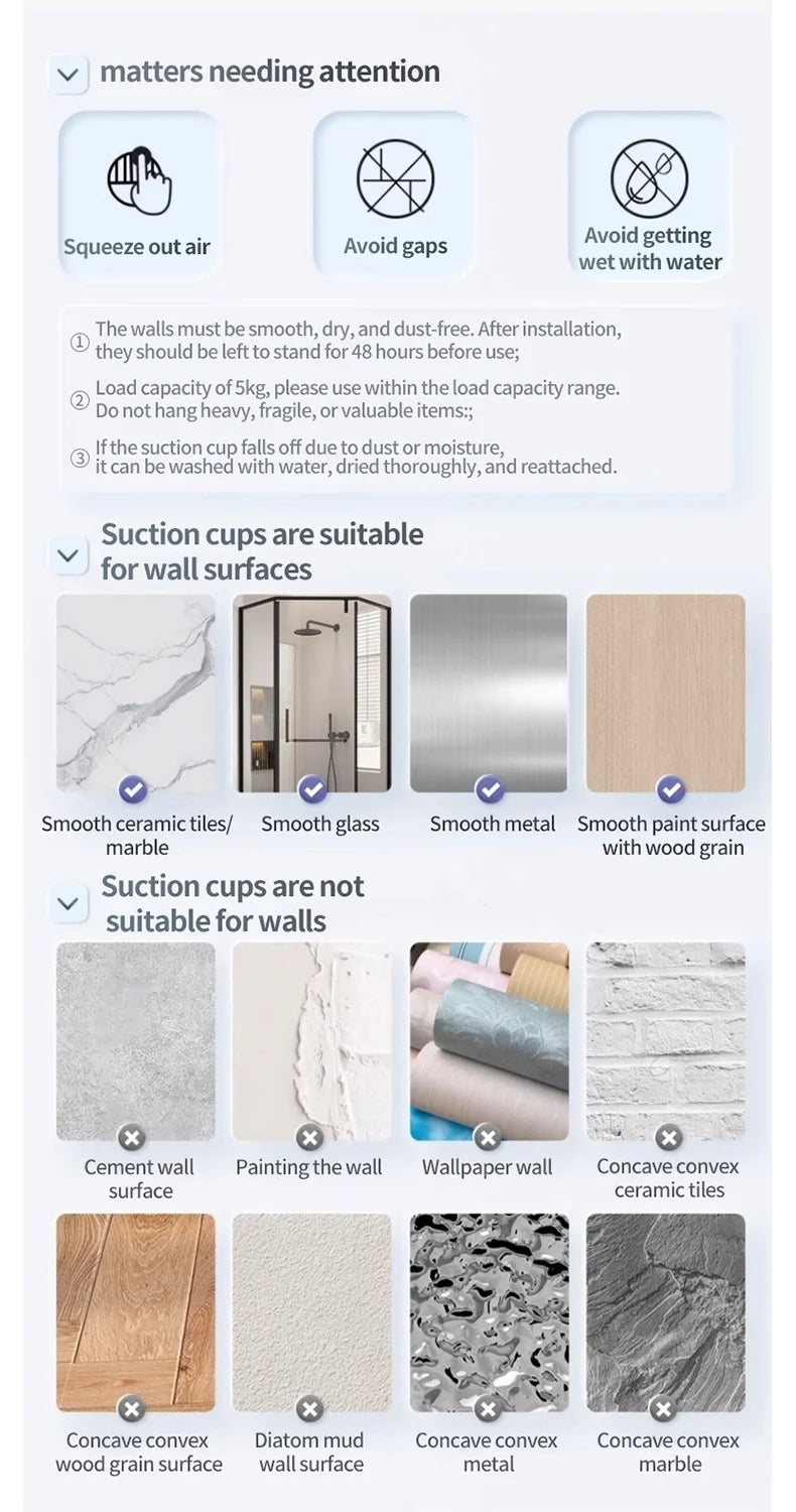 ๐ซ๐ฉ No-Drill Rotating Suction Towel Rack โ Foldable Double Bars ๐ฟ