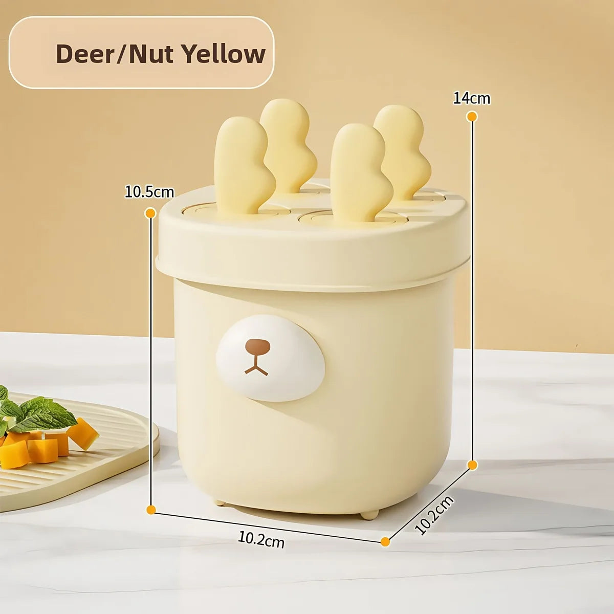 π§ 4-Grid Silicone Popsicle Molds β BPA-Free Reusable Ice Cream Maker for Kids & Adults π¦