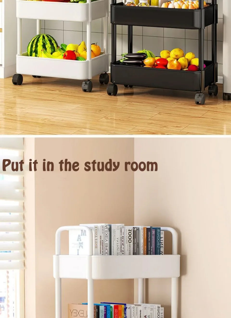 π Kitchen Storage Trolley π Multi-Tier Utility Cart π Rolling Shelf Rack π