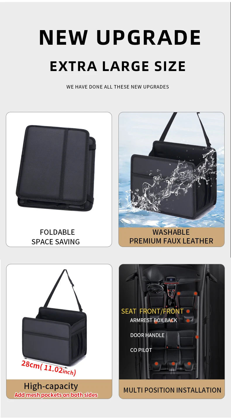 Drive Clean, Stay Tidy – Premium Hanging Seat Organizer!