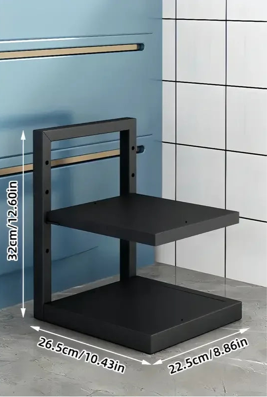 Adjustable Pot & Pan Rack β Heavy-Duty Carbon Steel Organizer