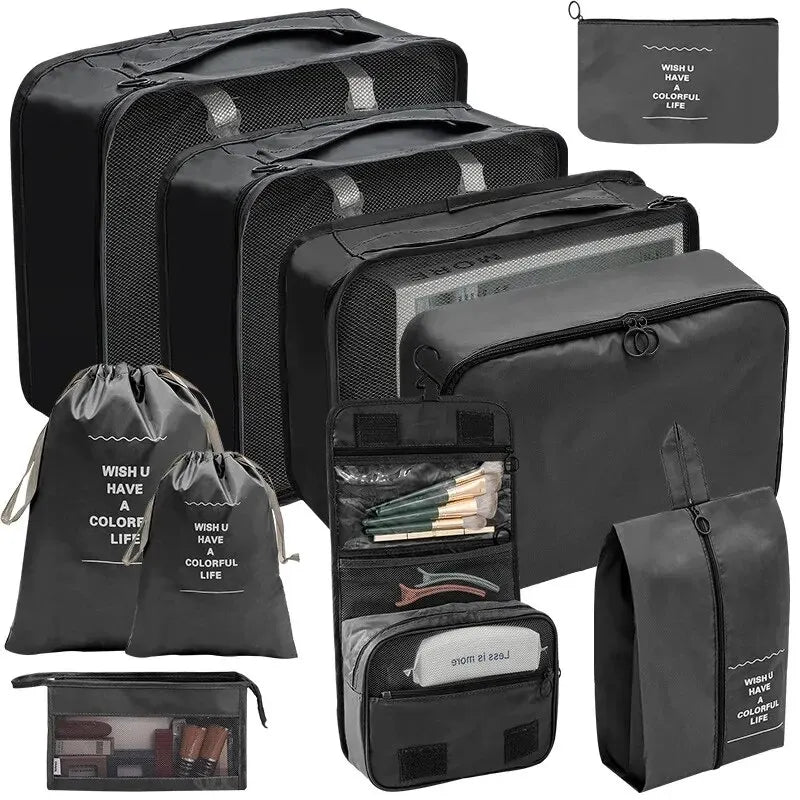 π§³ Travel Packing Organizer Set β 7/8/9/10PCS for Luggage & Wardrobe