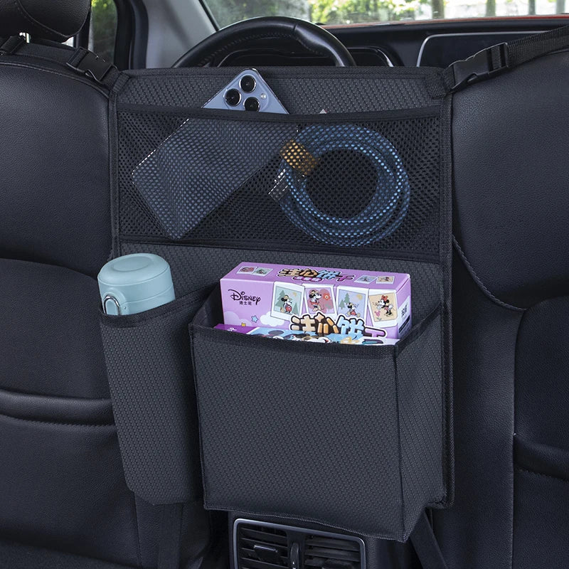 Child Safety Car Net Barrier with Storage