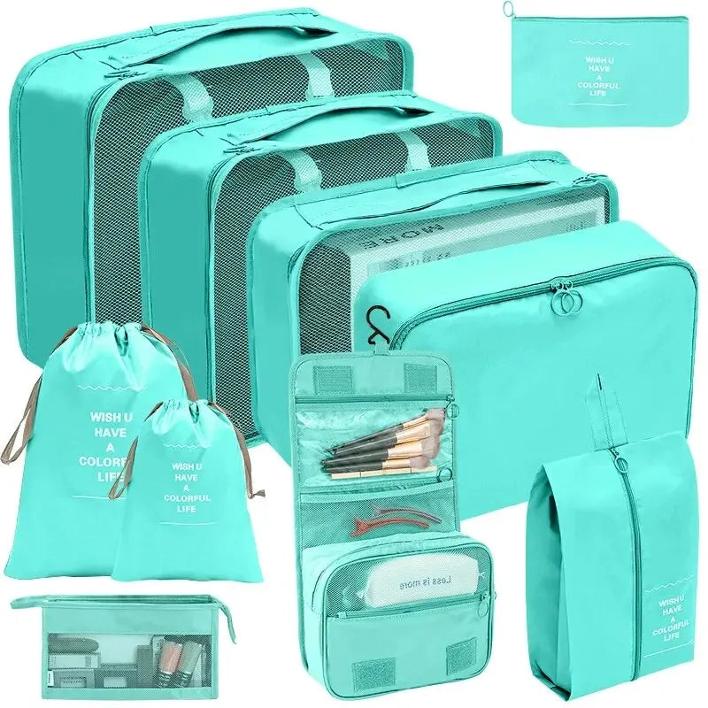 π§³ Travel Packing Organizer Set β 7/8/9/10PCS for Luggage & Wardrobe