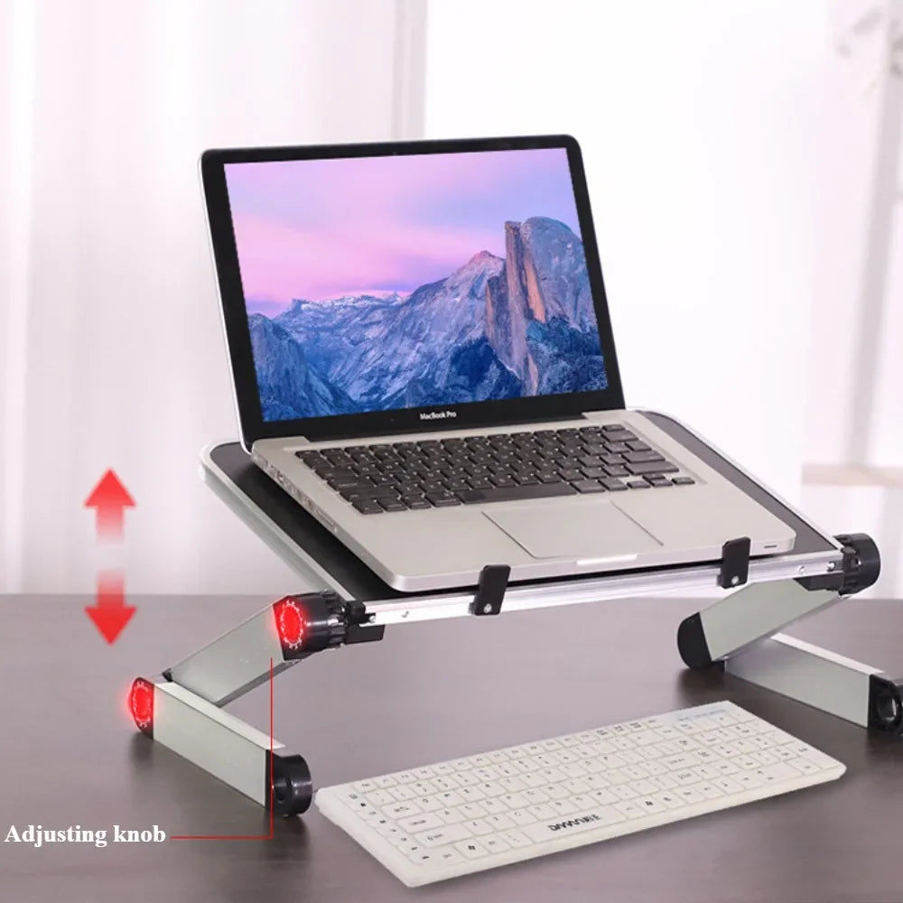 💻 Adjustable Laptop Stand ✨ Foldable & Portable 🧳 Aluminum Cooling Bracket 🧊