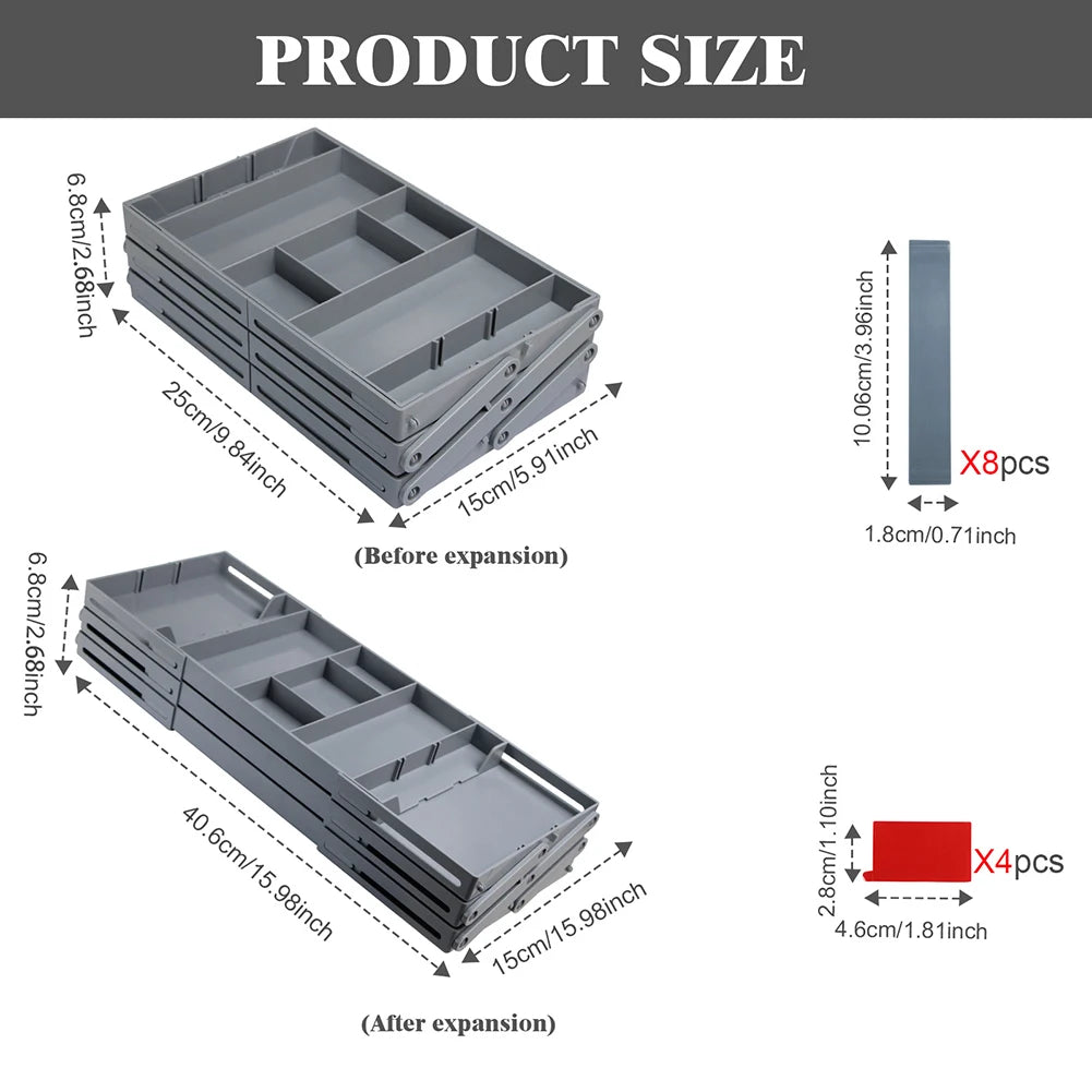 Smart Drawer Organizer β Multi-Tier Storage Tray for Home & Office