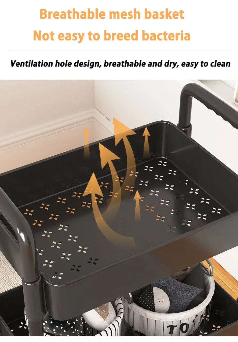 π Kitchen Storage Trolley π Multi-Tier Utility Cart π Rolling Shelf Rack π