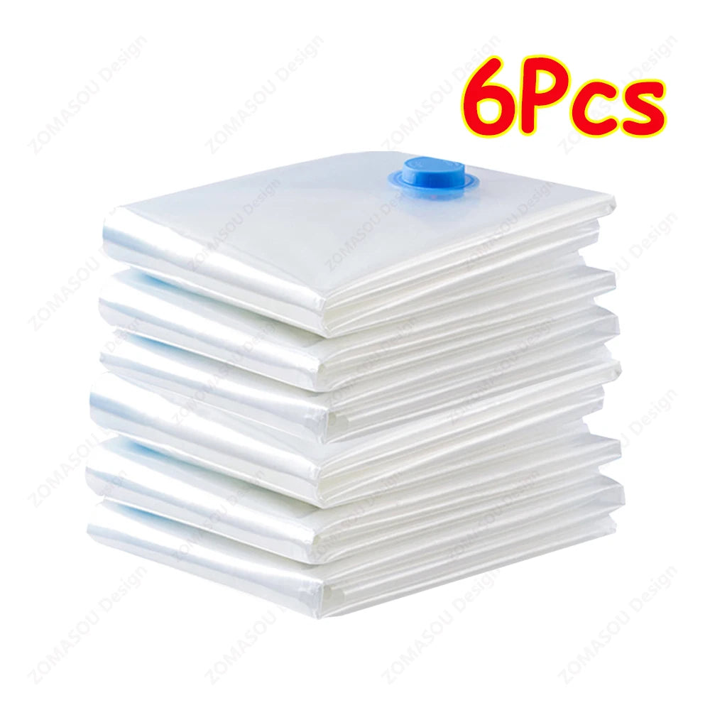 ๐งณ Vacuum Storage Bags โ 1-24Pcs Space Saving with Hand Pump ๐งณ