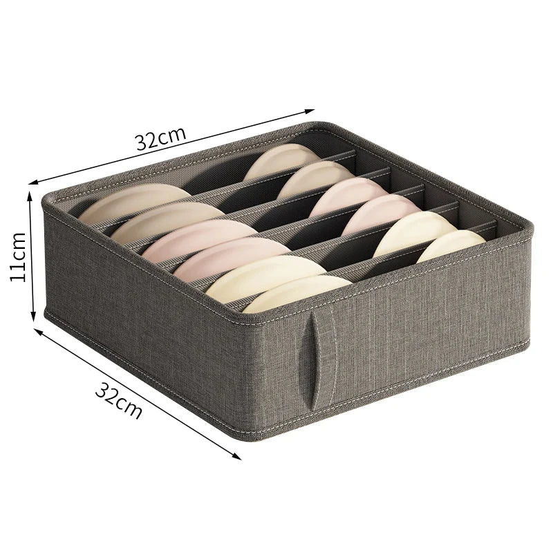 π§Ί Foldable Drawer Organizer Box β 1/6/7/20-Grid Storage for Underwear, Socks & Bras