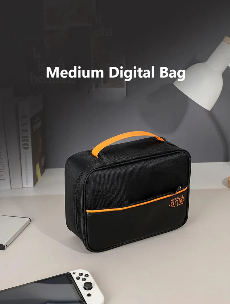 πΌ Digital Cable Storage Bag β USB Cord, Charger & Power Bank Organizer Travel Case