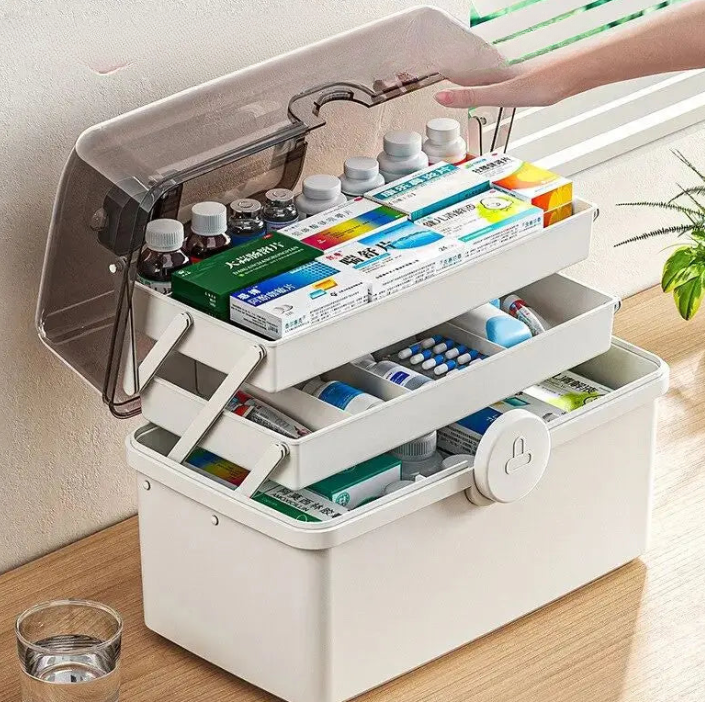 Multi-Layer Storage Case β Ideal for Vitamins, First-Aid & More