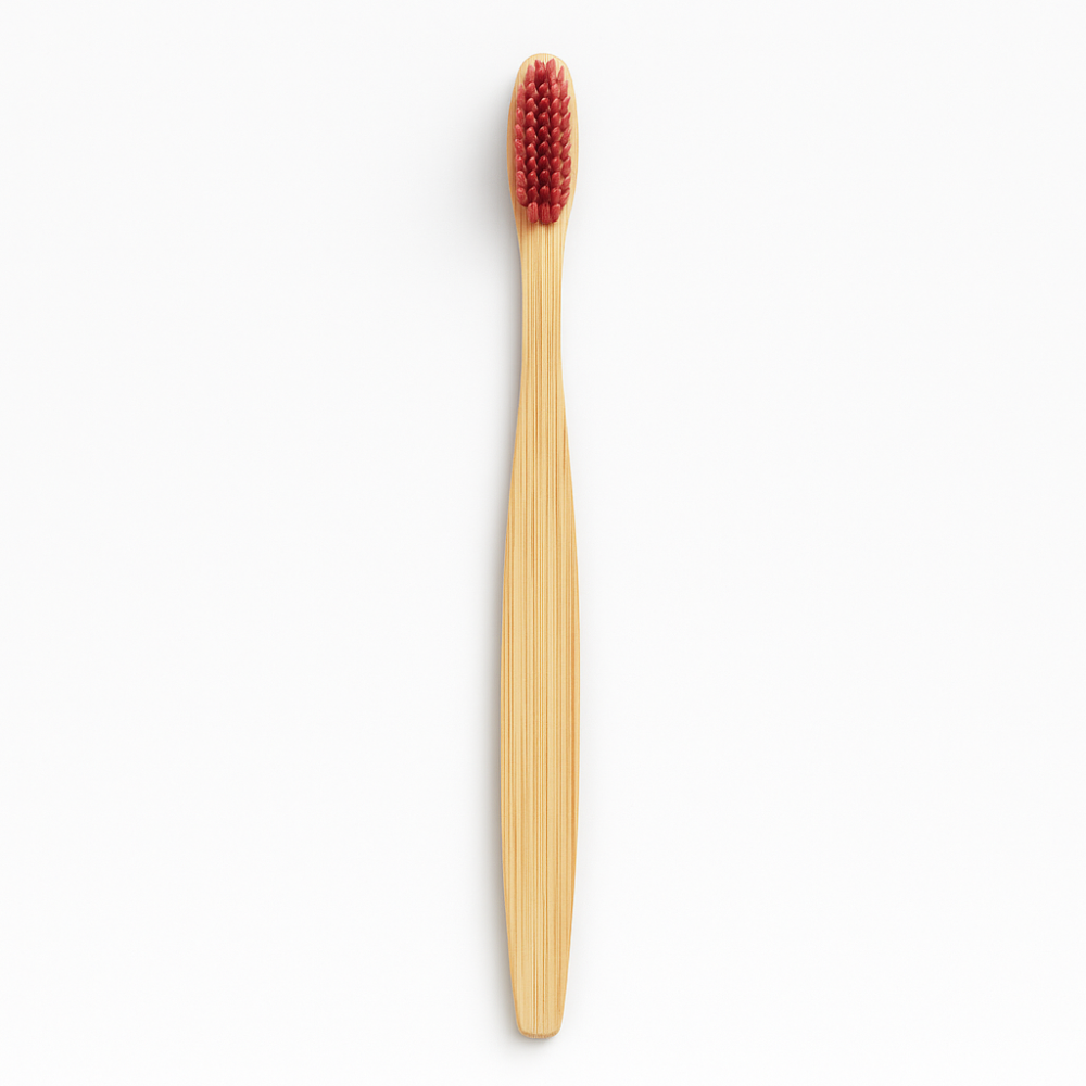 Bamboo toothbrush set of 100 eco-friendly wooden soft bristle brushes reusable design
