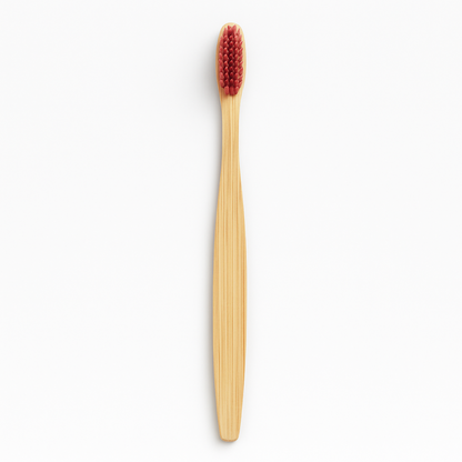 Bamboo toothbrush set of 100 eco-friendly wooden soft bristle brushes reusable design
