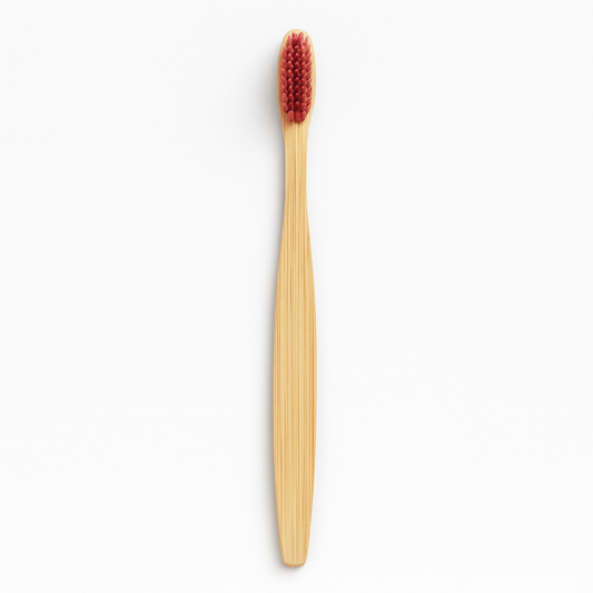 Bamboo toothbrush set of 100 eco-friendly wooden soft bristle brushes reusable design
