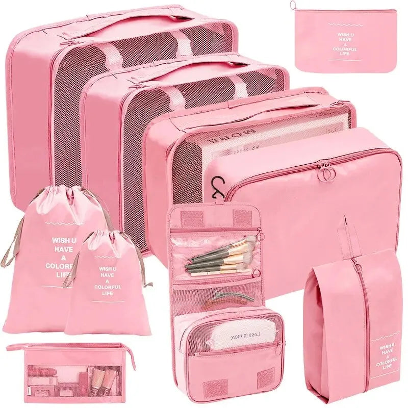 🧳 Travel Packing Organizer Set – 7/8/9/10PCS for Luggage & Wardrobe
