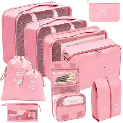 🧳 Travel Packing Organizer Set – 7/8/9/10PCS for Luggage & Wardrobe