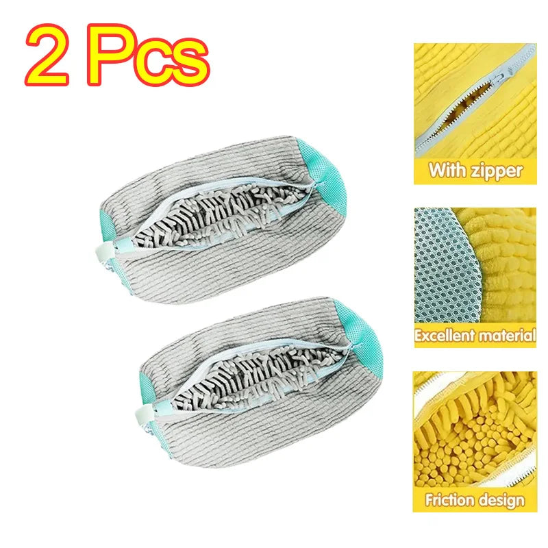 🧼 Sneaker & Slipper Washing Net Bag – Laundry Mesh Shoe Protector 👟