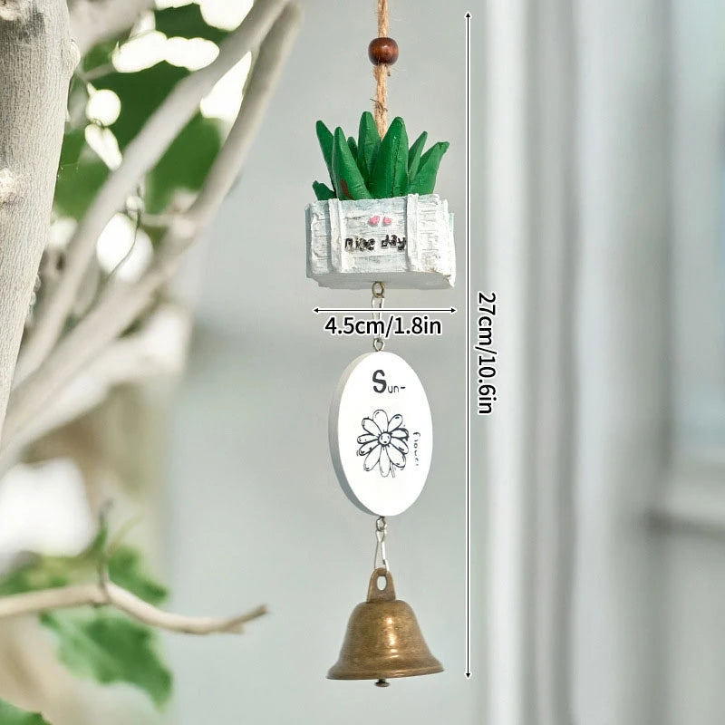 🔔 Wooden Door Bell – Japanese Wind Chime for Home & Garden Decor 🔔