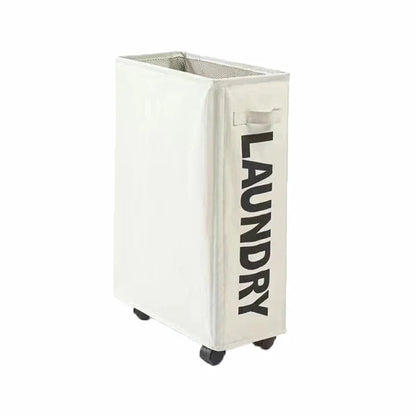 🧺 Foldable Laundry Basket with Wheels – Dirty Clothes & Storage Bin Set 🛞