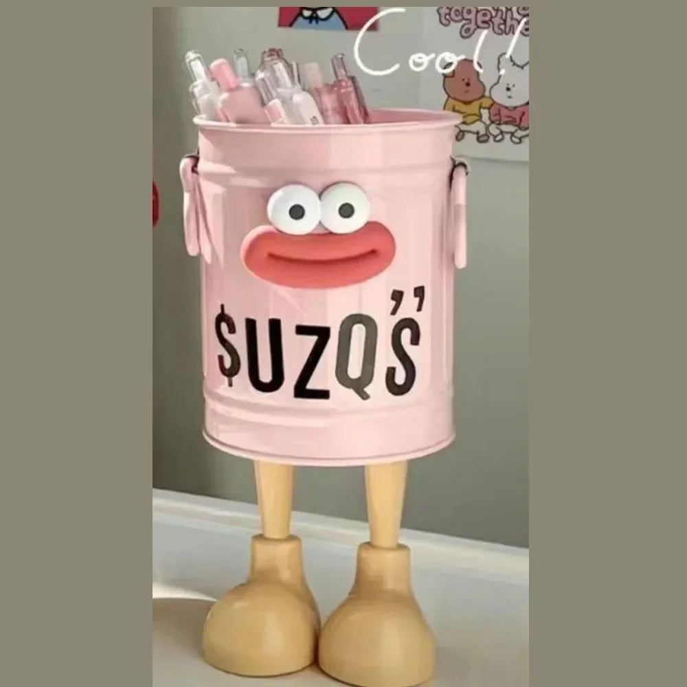 ✏️ Cute Cartoon Pen Holder – Desk & Office Storage Organizer ✏️