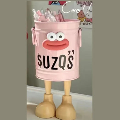 ✏️ Cute Cartoon Pen Holder – Desk & Office Storage Organizer ✏️