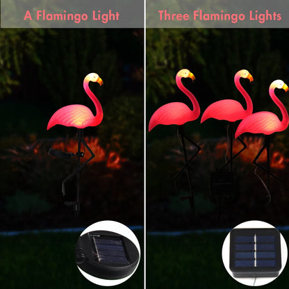 🌸 Solar Flamingo Light – Outdoor Waterproof Lawn Lamp for Garden & Patio 🌸