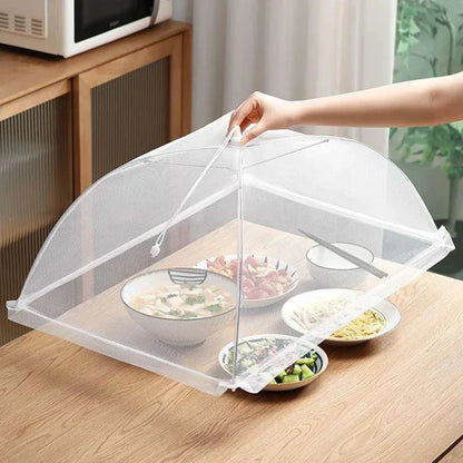 🦟 Foldable Mesh Food Cover – Washable Insect-Proof Dish Protector for Indoor & Outdoor Use 🍽️