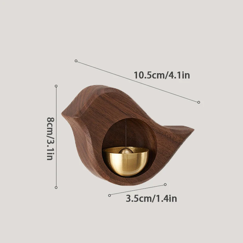 🔔 Wooden Door Bell – Japanese Wind Chime for Home & Garden Decor 🔔