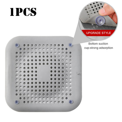 🌀 Silicone Shower Drain Hair Catcher – Anti-Clog Sink Stopper for Kitchen & Bathroom