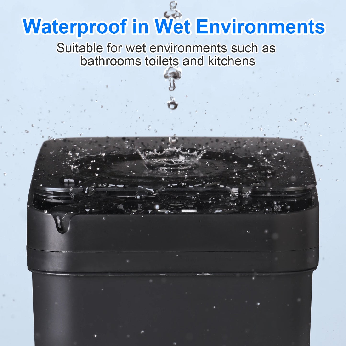 Touchless Sensor Trash Can 12L x2 – Slim Motion Lid
