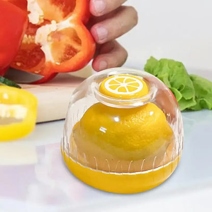 Refrigerator crisper storage box for vegetables and fruits like onion, avocado, and tomato
