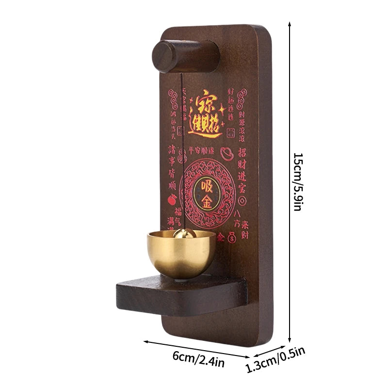 🔔 Wooden Door Bell – Japanese Wind Chime for Home & Garden Decor 🔔