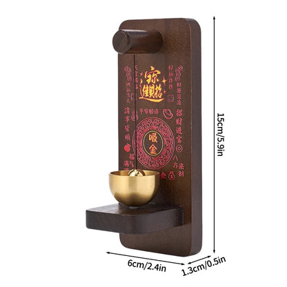 🔔 Wooden Door Bell – Japanese Wind Chime for Home & Garden Decor 🔔
