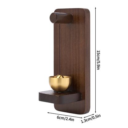🔔 Wooden Door Bell – Japanese Wind Chime for Home & Garden Decor 🔔
