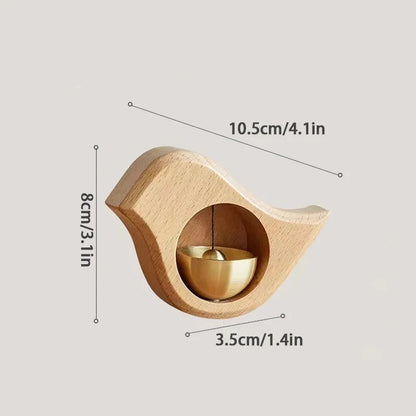 🔔 Wooden Door Bell – Japanese Wind Chime for Home & Garden Decor 🔔