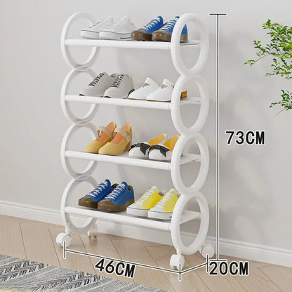 Space Saving Shoe Rack  Nail-Free & Portable  Rustproof Entry Organizer