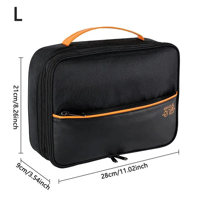 💼 Digital Cable Storage Bag – USB Cord, Charger & Power Bank Organizer Travel Case