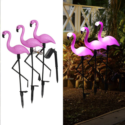 🌸 Solar Flamingo Light – Outdoor Waterproof Lawn Lamp for Garden & Patio 🌸