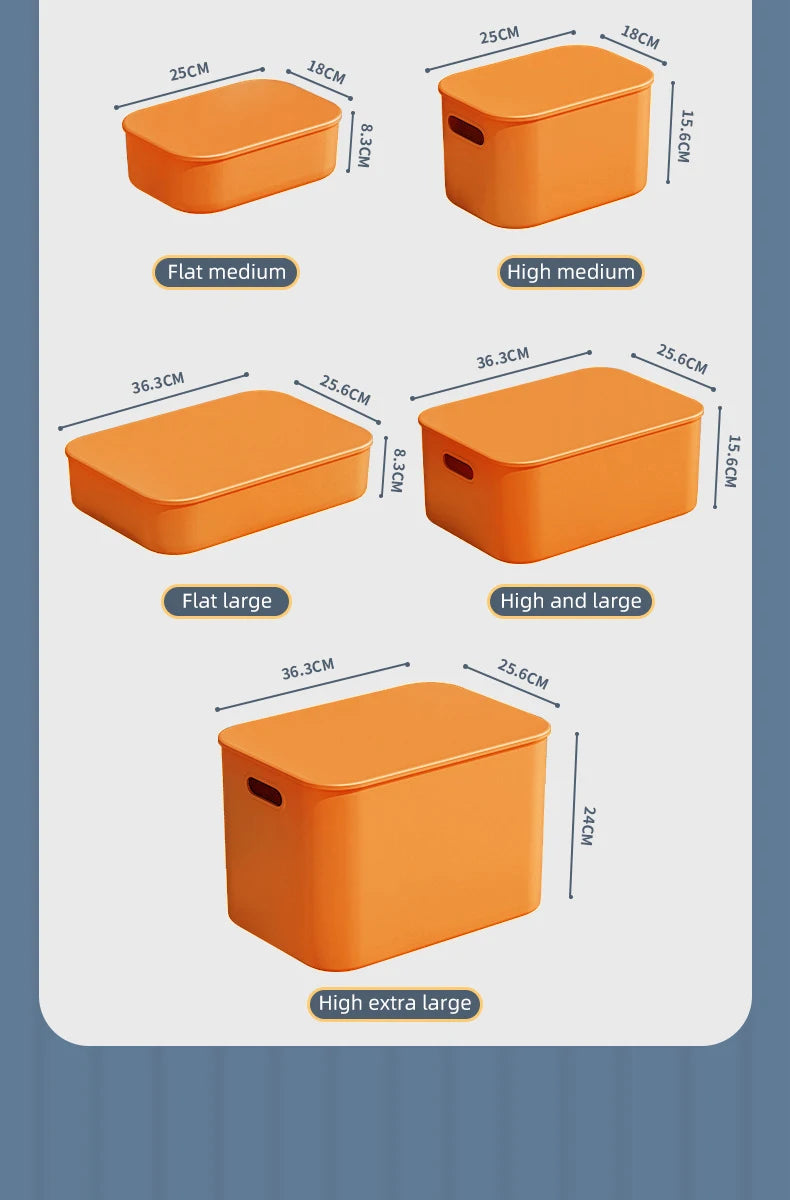 🎨 Colorful Stackable Storage Box 🧺 Tidy Up with Style! 🎨