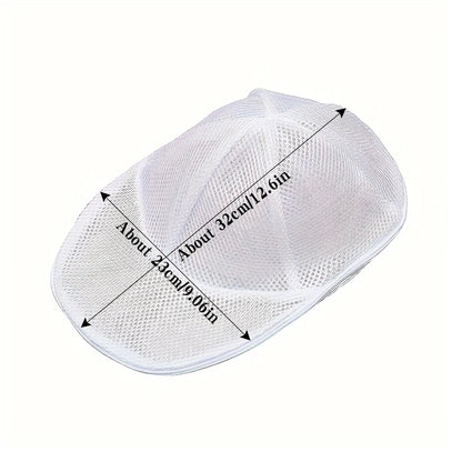 🧢 Hat Washing Cage – Anti-Deformation Laundry Bag for Machine Wash & Travel Storage 🧺