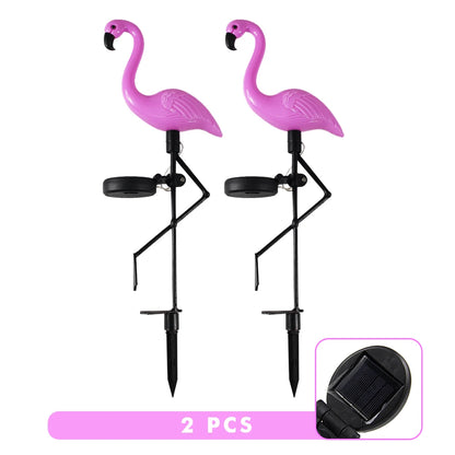 🌸 Solar Flamingo Light – Outdoor Waterproof Lawn Lamp for Garden & Patio 🌸