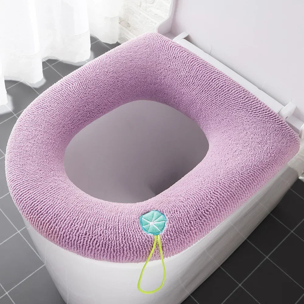 Toilet Seat Cover – Winter Thick Fleece Universal Waterproof Pad