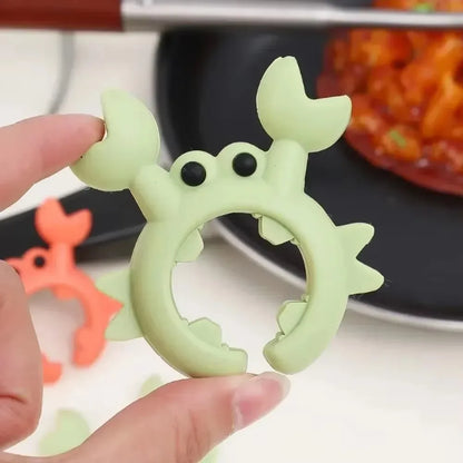 🍳 Silicone Spatula Rack – Multi-Function Crab Pot Clip Holder 🍳