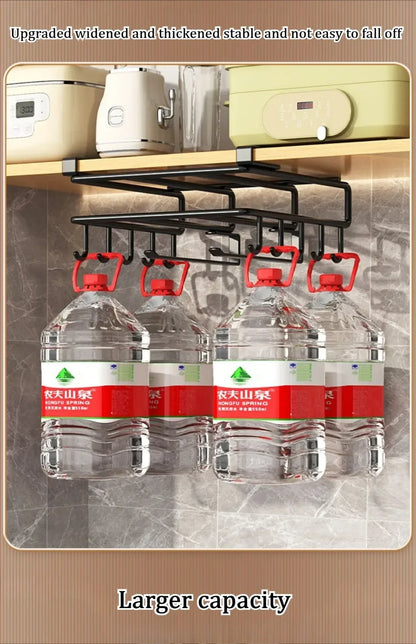 🧻 Kitchen Hanging Rack 🥄 Paper Towel + Pot Lid + Cutting Board Shelf 🧺